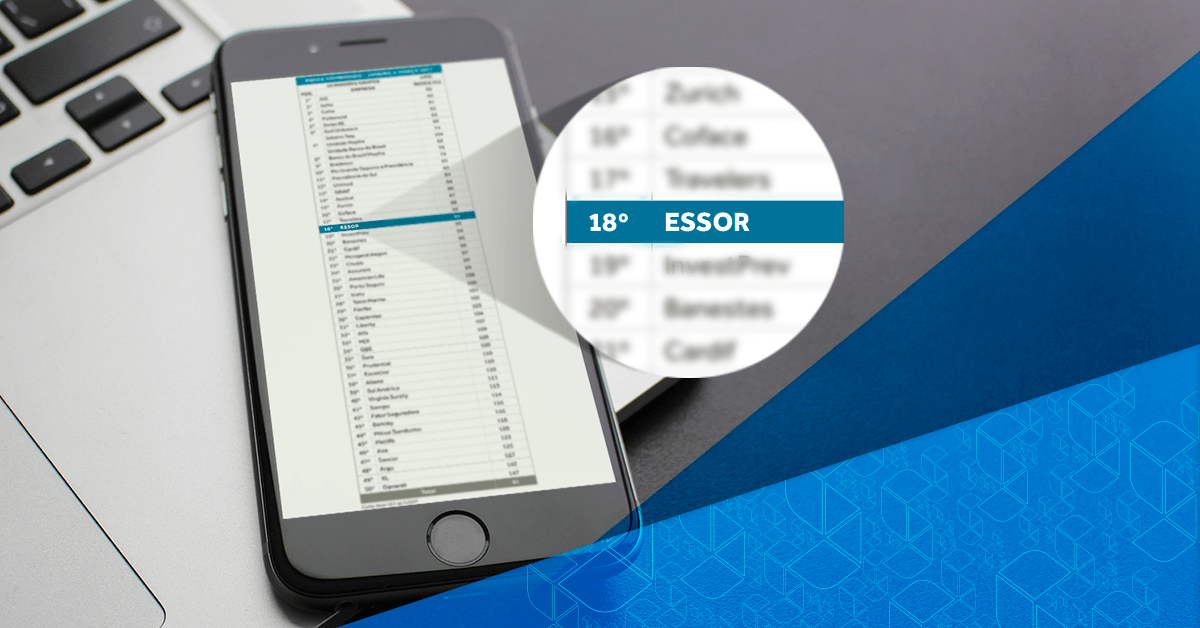 ESSOR entre as 20 maiores Seguradoras no primeiro trimestre de 2017